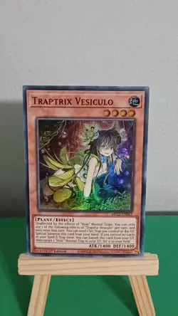 Yugioh Traptrix Vesiculo MP22-EN063 Super Rare Tin Of The Pharaoh's Gods - Image 1