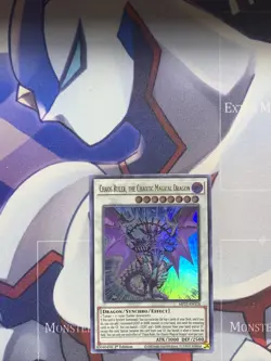 Yugioh Chaos Ruler, The Chaotic Magical Dragon MP21-EN128 Ultra Rare 1st Ed NM - Image 1