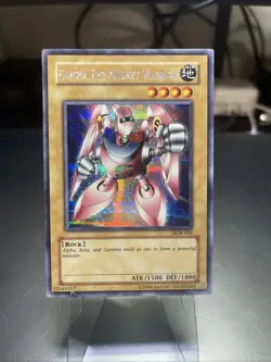 Yugioh Gamma the Magnet Warrior DOR-003 Prismatic Secret Rare - Image 1