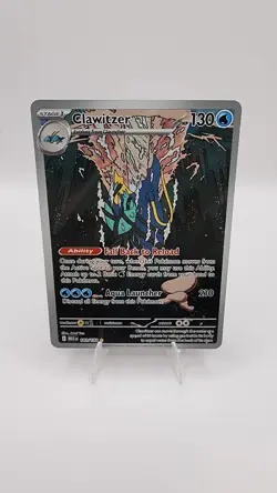 Pokemon TCG Clawitzer 141/132 2025 Mega Evolution Illustration Rare Card - NM - Image 1