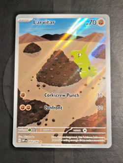 Pokemon Card TCG - Larvitar 203/197 Illustration Rare Obsidian Flames Near Mint - Image 1