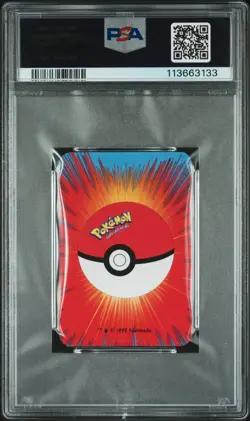PSA 9 MINT 1999 BICYCLE POKEMON MINI PLAYING CARDS Blue 4 of Diamonds Nidoqueen - Image 2