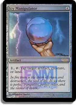 Icy Manipulator (FNM) FOIL Promo HEAVILY PLD Artifact Special MTG CARD ABUGames - Image 1