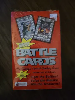 NEW Factory Sealed 1993 Steve Jacksons Battle Cards Fantasy Combat 36 Packs SC - Image 1