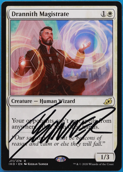 Drannith Magistrate Ikoria: Lair of Behemoths NM SIGNED CARD (504964) ABUGames - Image 1