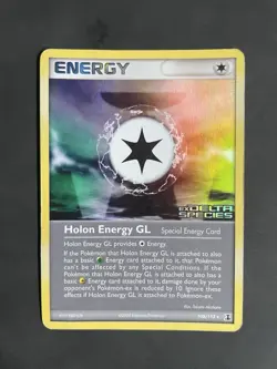 Holon Energy GL Pokemon TCG Card 105/113 Reverse Holo Foil Stamped Damaged - Image 1