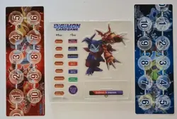 Digimon Card Game Acrylic Stand + 2x Memory Gage Gift Box 2022 NIP Bandai - Image 1