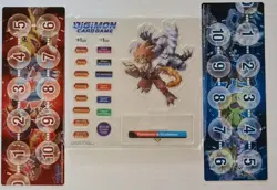 Digimon Card Game Acrylic Stand + 2x Memory Gage Gift Box 2022 NIP Bandai - Image 2