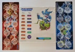 Digimon Card Game Acrylic Stand + 2x Memory Gage Gift Box 2022 NIP Bandai - Image 3