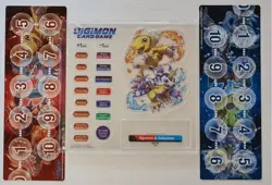 Digimon Card Game Acrylic Stand + 2x Memory Gage Gift Box 2022 NIP Bandai - Image 4