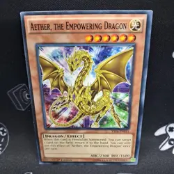 Aether The Empowering Dragon YS14-EN011 1st Edition LP Light Play Yu-Gi-Oh! Card - Image 1