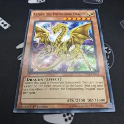 Aether The Empowering Dragon YS14-EN011 1st Edition LP Light Play Yu-Gi-Oh! Card - Image 3