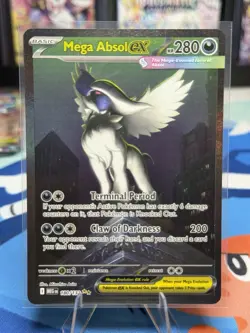 Mega Absol Ex 180/132 SIR Evolutions Pokemon Card Mint In Hand - Image 1