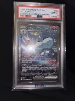 PSA 10 Jellicent ex 168/086 SIR Pokemon TCG Sv: White Flare Graded Card Slab Gem - Image 2