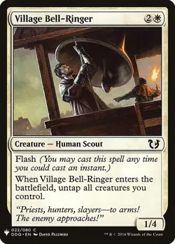 1x Village Bell-Ringer NM Eng MTG - The List - Image 1