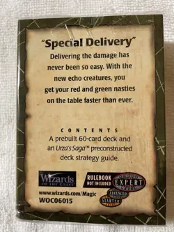 Magic the Gathering Urza's Saga Special Delivery Factory Sealed Deck - Image 2