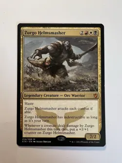 Zurgo Helmsmasher - MTG Khans of Tarkir - NM - Image 1