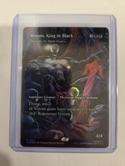 Venom, King in Black (Borderless Foil) MTG Marvel's Spider-Man - Image 1