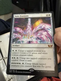 MTG - Halo Fountain - SNC - Regular Mythic #015 (165) - Image 1