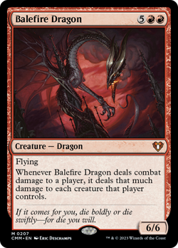 MTG - Balefire Dragon [Commander Masters] - Image 1