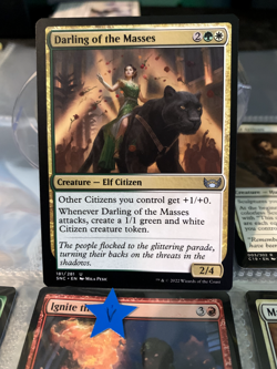 MTG Darling of the Masses Streets of New Capenna 181/281 Regular Uncommon - Image 1