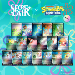 MTG Secret Lair x SpongeBob SquarePants Bundle FOIL Edition - Image 1