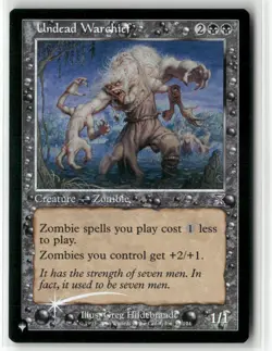 magic the gathering Undead Warchief The List Reprints Foil - Image 1