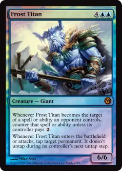 MTG Frost Titan - Duels of the Planeswalkers 2012 Steam Promo, Unique & Misc. Pr - Image 1