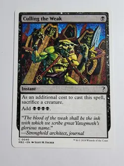 Culling the Weak (White Border) Mystery Booster 2 Regular - Image 1