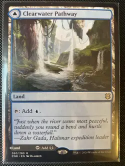 English - MTG Clearwater Pathway / Murkwater Pathway - Zendikar Rising - Image 1