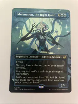 Mm'menon, the Right Hand (Borderless) Edge of Eternities Foil - Image 1