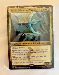 MagicCon Las Vegas 2025 Exclusive NALAC Trader Pin Teval Arbiter of Virtue MTG - Image 1