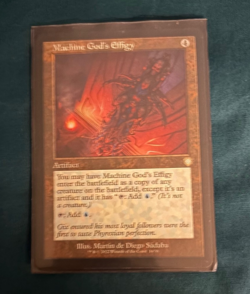 Machine God's Effigy Artifact 16/38 2022 Magic the Gathering Martin de Diego - Image 1