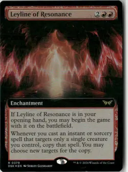 Leyline of Resonance (Extended Art) 397 Foil NM MTG Duskmourn Magic - Image 1