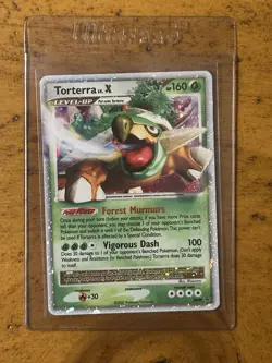 2007 Pokemon Torterra LV.X DP09 Diamond and Pearl Promos Holo Vintage RARE WOTC - Image 1