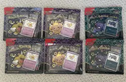 LOT OF 6 Pokemon Paldean Fates Tech Sticker Collection 3 Pack blister NEW SEALED - Image 1