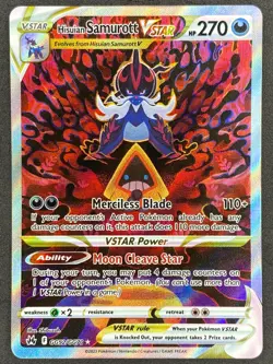 Pokemon Hisuian Samurott VSTAR GG52/GG70 CRZ Crown Zenith Galarian Gallery NM - Image 1