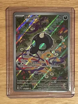 Pokemon TCG Shroodle Mega Evolution 149/132 Full Art Secret Rare Near Mint - Image 1