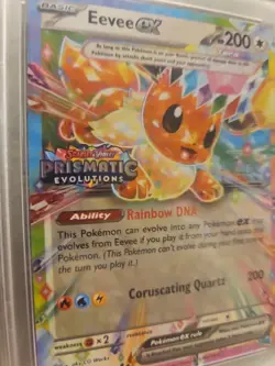 EEVEE ex-SURPRISE BOX EXCLUSIVE-2025 POKEMON PRE EN # 075-GRADED PSA GEM MT 10 - Image 3