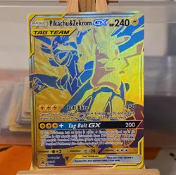 Pikachu & Zekrom GX Tag Team SM248 Promo Sun & Moon Pokemon TCG 2021 NM - Image 1