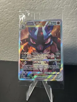 SEALED Pokemon Lucario VSTAR SWSH291 Crown Zenith Holo Black Star Promo NM - Image 1