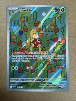 2025 Pokemon Mega Evolution Shuckle Illus Rare 136/132 - Image 1
