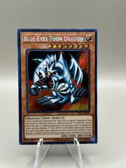 YUGIOH Blue-Eyes Toon Dragon SRL-EN000 SECRET RARE NEAR MINT - Image 1