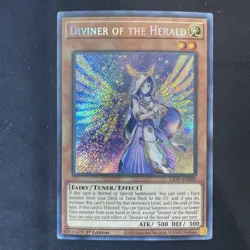 Yugioh! LP Diviner of the Herald - LIOV-EN000 - Secret Rare - 1st Edition Lightl - Image 1