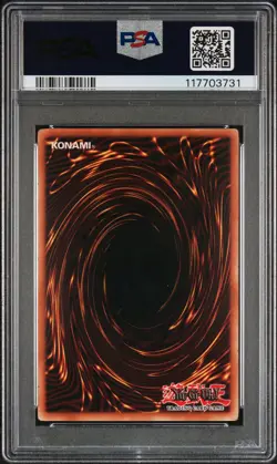 2003 YU-GI-OH! STARTER DECK: JOEY #001 RED-EYES B. DRAGON PSA 4 - Image 2