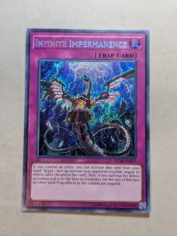 YUGIOH FLOD-EN077 Infinite Impermanence Secret Rare NM - Image 1