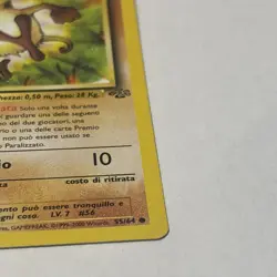 Mankey Pokemon Card Italian 1st Edition Jungle Set 55/64 - Image 3