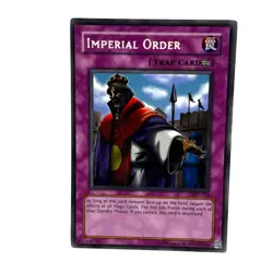 Yugioh Yu-Gi-Oh Trading Card Game Imperial Order Trap Card PSV-104 - Image 1