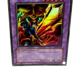 Yugioh Yu-Gi-Oh Trading Card Game Flame Swordsman LOB-003 Loose Card - Image 3