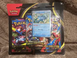 Pokemon TCG Brand New Mega Evolutions Blister Pack With Golduck Promo Card - Image 1